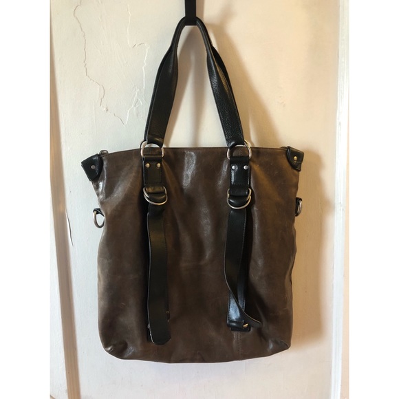 john varvatos leather bag